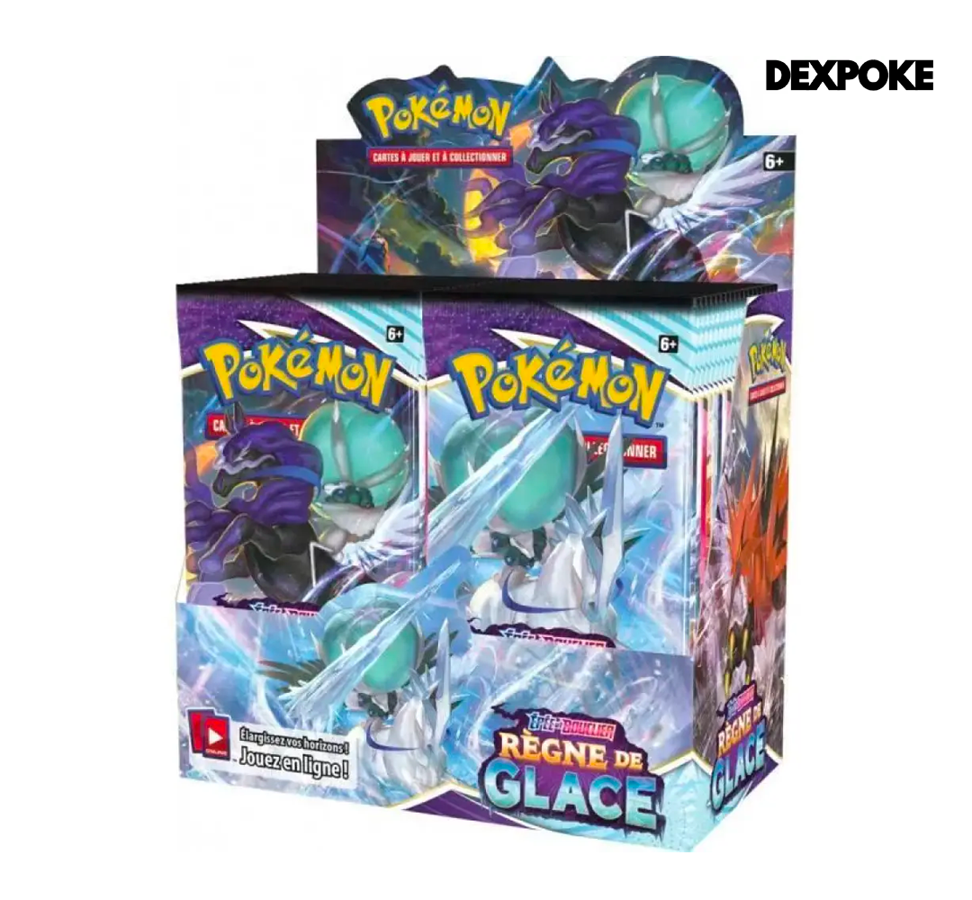 DISPLAY DE 36 BOOSTERS POKÉMON RÈGNE DE GLACE EB6 - FR