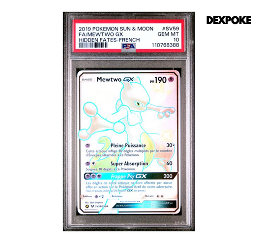 Mewtwo GX - SV59/SV94 - SL11.5 - PSA 10 - FR