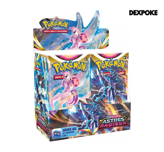 Display de 36 Boosters Pokémon Astres Radieux - EB 10 - FR