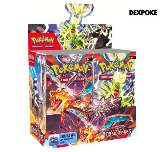 Display EV03 Ecarlate Et Violet 3 Flammes Obsidiennes FR