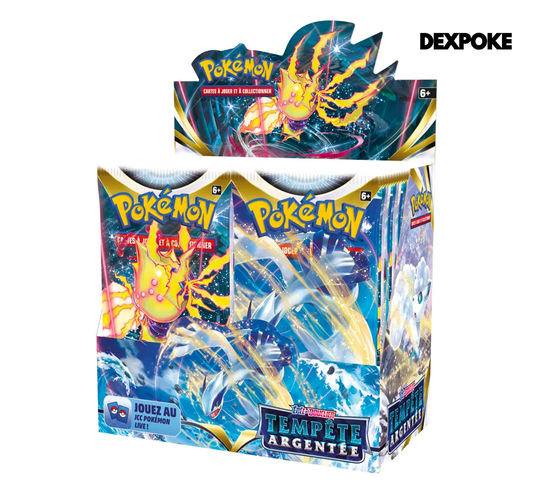 Display de 36 Boosters Pokémon Tempête Argentée - EB 12 - FR